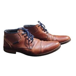 Dune London Mens Brown Leather Ankle Low Chukka Boots Size EU 41 US 8 Casual